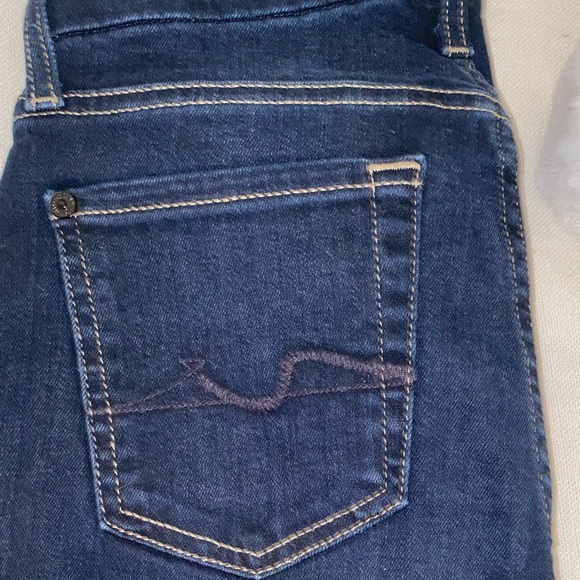 7 For All Mankind Karah Straight Leg Jeans - Picture 8 of 9